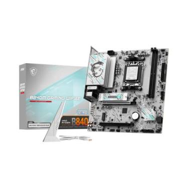 Imagem de Placa Mãe MSI B840M GAMING WIFI6E AM5 2xDDR5 AMD B840 mATX