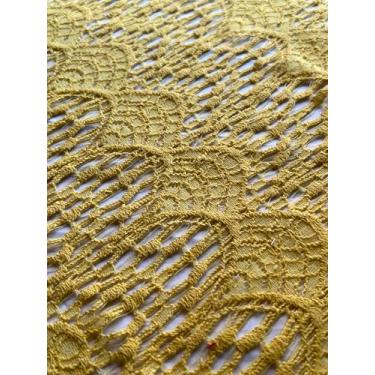 Imagem de Tecido Renda Guipir I 1m x 1,40m I 62% Algodão 36% Poliamida 2% Viscose (Cyber)