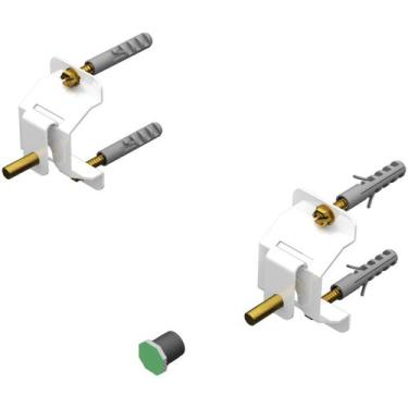 Imagem de SUPORTE UNIVERSAL FIXO GANCHO TV 10"a84" TODOS VESA BRANCO - MULTIFORM
