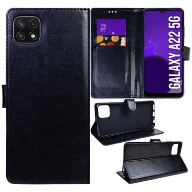 Imagem de Capinha Capa De Celular Carteira compativel Galaxy A22 5G A226 - Cell 
