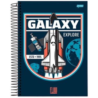 Imagem de Caderno Espiral Universitário Capa Dura 80 Folhas Flow 1 Matéria Janda