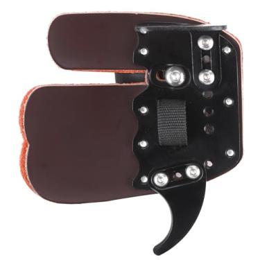 Imagem de Guia de Dedo para Tiro Com Arco, Protetor de Dedo para Composto, Couro Artificial, Protetor de Dedo para Recurvo