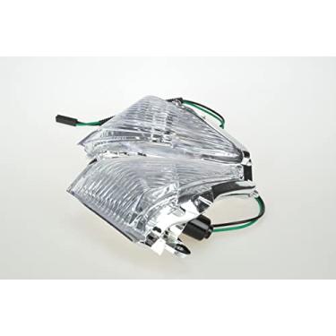 Imagem de TOPZONE Compatível com Kawasaki 2008-2018 1400GTR; 2007-2013 Z1000 / ABS; ZZR1400 / ZZR1400 ABS 2006-2019; Lâmpada Idicadora Frontal Pisca-pisca Apenas (Lente, Cor Clara)