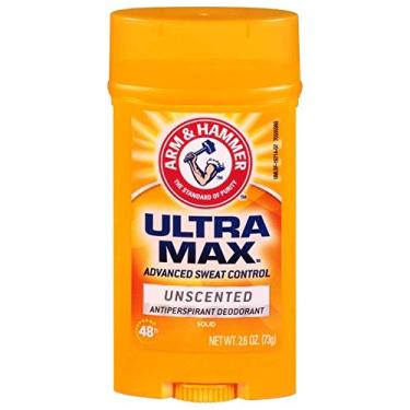 Imagem de ARM & HAMMER ULTRAMAX Desodorante antitranspirante invisível sólido sem perfume 74 g (pacote com 10)