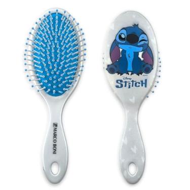 Imagem de Escova de Cabelo Infantil com Cerdas Macias e Design Divertido do Stitch para Uso Diário