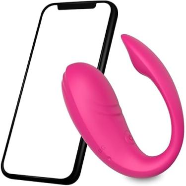 Imagem de Vibrador para Casal Controle por APP IOS ou ANDROID 10 Velocidades Bluetooth Silicone Cirurgico Recarregavel Funciona a qualquer distancia, ate em paises diferentes