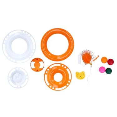 Imagem de Brinquedos de Rolo de Torre de Gato Brinquedos de Gato Interativo Fun Roller Exercitador Destacável Cat Track Puzzle Toy Com Scratcher Provocando Pena para Gatinho Interno