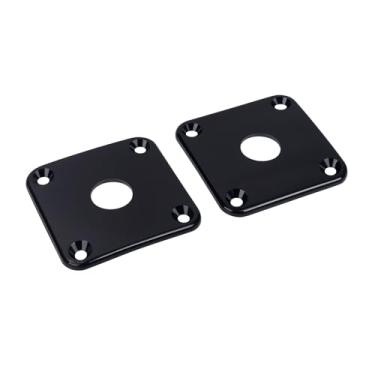 Imagem de Banworks Placa de plástico para guitarras elétricas Gibson Epiphone Epi LP Les Paul, pacote com 2 JT/CKDP-02, preto