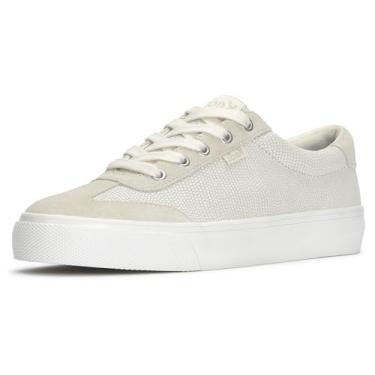 Imagem de Keds Tênis feminino Jump Kick T-Toe Fashion, Creme/Couro Taupe/Camurça, 35