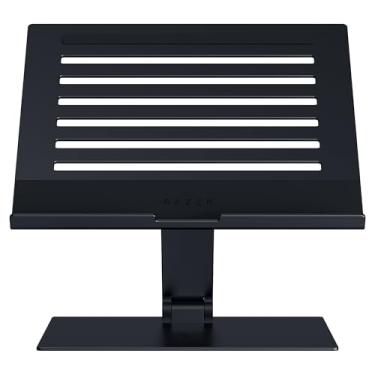 Imagem de Razer Suporte ajustável para laptop: suporta telefones, tablets, laptops, Macbooks de até 45,7 cm - Ajuste de altura e inclinação - Estrutura de alumínio durável - Design ventilado - Dobrável para
