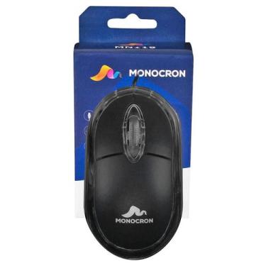 Imagem de Mouse com Fio MN119 Preto 1,1M/DPI 1000 Monocron