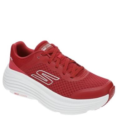 Imagem de Skechers Tênis de corrida feminino Max Cushion Endeavour Canova, Vermelho, 38