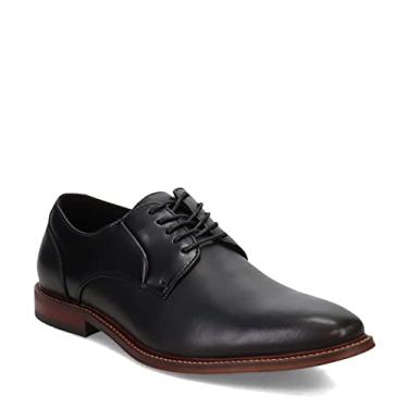 Imagem de STACY ADAMS Marlton Sapato Oxford masculino de bico liso, Preto, 9 Wide