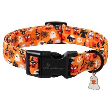 Imagem de Coleira para cães Aing PET Halloween Ghost Pumpkin Spider Web - Aring 
