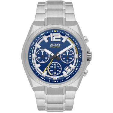 Imagem de RELOGIO ORIENT CRONOGRAFO AZUL METAL PRATA MBSSC281 D2SX