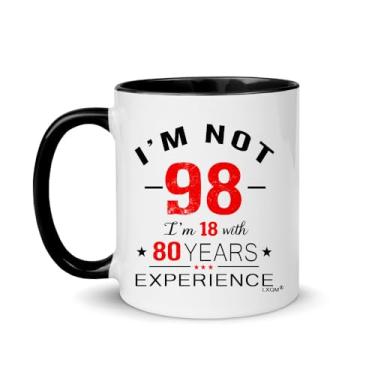 Imagem de LXQM Presentes de aniversário de 98 anos para mulheres, presentes de aniversário de 98 anos para homens, presentes de Natal 98 ideias de presente para pai, mãe, avô, família, colega de trabalho, chefe