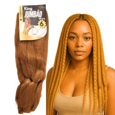 Imagem de Kit 2 Super King Jumbo Organico Alongamento Entrelace Mega Hair - Bree