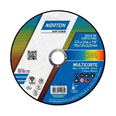 Imagem de Disco corte 4 1/2x1,0multi norton