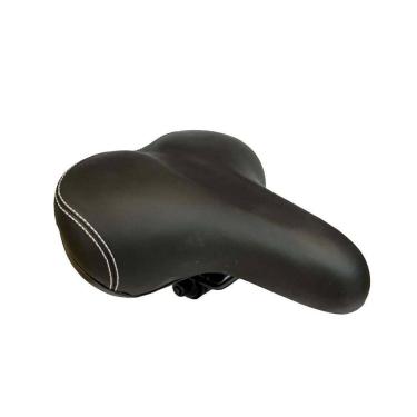 Imagem de Selim Plus Bicicleta Bike 2 Molas Conforto Preto 25 X 21 Cm