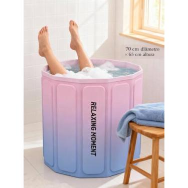 Imagem de Banheira De Gelo Dobrável Spa Portátil Alta Qualidade Grande - Varieda