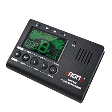 Imagem de Mingzhe AMT 560 Tuner Elétrico Metronome LED Display para Bass Violino de Guitarra Ukulele Portátil