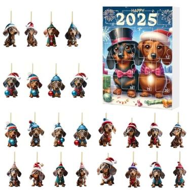 Imagem de AyeBeau Calendário Do Advento De Natal 2024, Férias, Pingente Acrílico 2D, Contagem Regressiva, Enfeites Desenho Animado, Decoração Casa