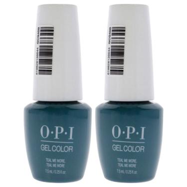 Imagem de Gel para unhas OPI GelColor GC G45B Teal Me More, pacote com 2