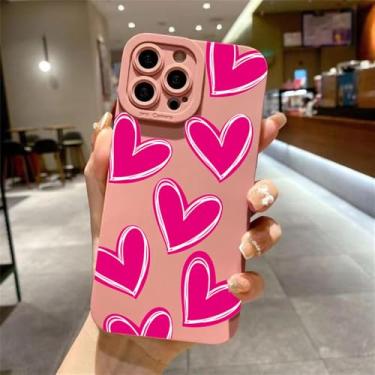 Imagem de Capa macia com estampa de coração para Xiaomi Redmi 14C 12C 13C 4G para Redmi Note 14 13 12 11 Pro Plus 5G 12S 11S 11 10S, 07, para Redmi Note 12ProPlus 5G