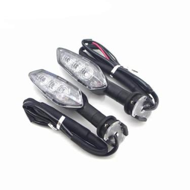 Imagem de GRJQRKHZ Luz de seta de motocicleta para Y&amaha Mt-07 Tracer 2016-2018 Luz de seta traseira para motocicleta Lâmpada indicadora de freio traseiro acessórios de motocicleta