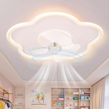 Imagem de Luminaria de Teto 72W, 110V, Ventilador de Teto com Controle Remoto 20W, Lustre Quarto, Luminária de Teto, Ventilador de Teto, 6 NíVeis de Velocidade Super Silencioso e 3 Níveis de Iluminação