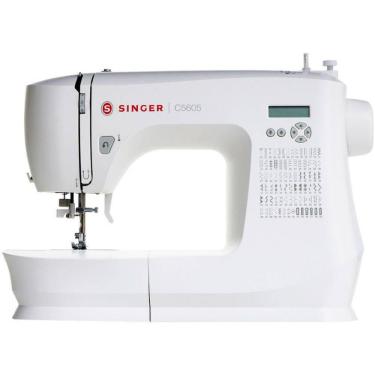 Imagem de Máquina de Costura Eletrônica Singer C5605 80 Pontos com 6 Casas de Botão