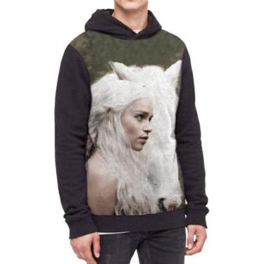 Imagem de Moletom Com Capuz Game Of Thrones Ref:147 - smoke, Preto, G