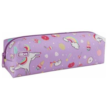 Imagem de Estojo minibox 347281 Happy Lilás Tilibra
