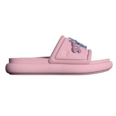 Imagem de Chinelo Slide Melissa Free Puff Slide + Disney Stich Rosa-Feminino