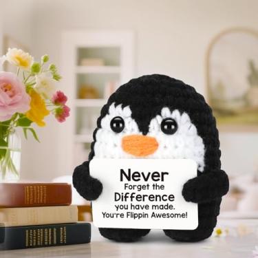 Imagem de Positive Penguin Thank You Teacher Appreciation Gifts for Coworker Employee - Teacher Christmas End of Year, Farewell Leaving Retirement Going Away Gift for Boss, Nurse, Mentor