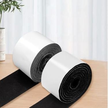 Imagem de 2 rolos de almofadas de feltro para móveis – 39,4" × 0,8" × 0,5 cm, almofadas de móveis para a maioria dos pisos, almofadas antiderrapantes para pernas de cadeira