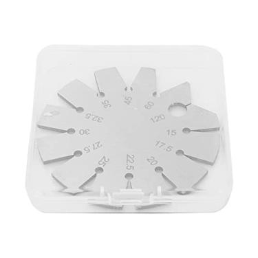 Imagem de Estink Medidor de ângulo de Chanfro Aço Inoxidável Borda Lâmina Transferidor de Borda para Faca Ferramenta de Madeira de Cinzel Com Caixa de Armazenamento para Medir ângulos de 15 a