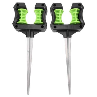 Imagem de Asixxsix Espiga de Guia de Mangueira de Jardim de 2 Peças, Suportes de Suporte de Mangueira de Jardim de 10,2 Polegadas, Estacas de Guia de ABS, Mantém a de