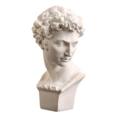 Imagem de Escultura de busto em resina de estilo europeu Apollo 5,5 cm - yiweisa