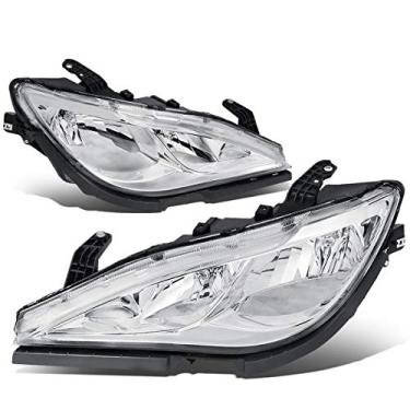 Imagem de DNA Motoring HL-OH-CPAC17-CH-CL1 Faróis cromados de substituição estilo fábrica para 17-20 Pacifica