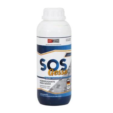 Imagem de Impermeabilizante Hidrofugante Para Gesso SOS Gesso 1L - DRYLEVIS