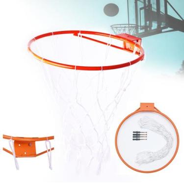 Imagem de Aro De Basquete Cesta Em Aço Reforçado Com Rede Chuá Premium - Tribosh
