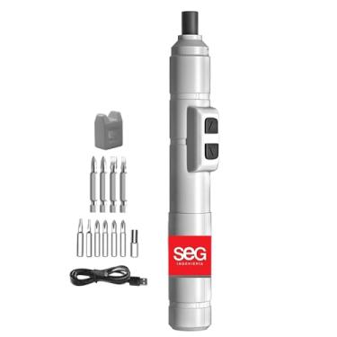 Imagem de Chave de Parafuso Elétrica 250r min Conjunto Pontas Metal Kit Ferramentas Reparo Multifuncional com Rotação B-Magnetics-Proteção para Celulares Eletrodomésticos Residenciais