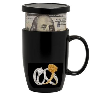 Imagem de Secret Stash Cofre para desvios de copo de café SAFE – Caneca com compartimento oculto para dinheiro, joias e chaves | Design realista, casa discreta ou segura para viagem, escondendo dinheiro