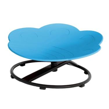 Imagem de DimyFew Brinquedos sensoriais infantis Cadeira giratória Prato Brinquedos de equilíbrio para crianças Melhoram a concentração, Azul