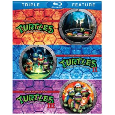 Imagem de Teenage Mutant Ninja Turtles / Teenage Mutant Ninja Turtles II: The Secret of the Ooze / Teenage Mutant Ninja Turtles III: Turtles in Time (Triple Feature) [Blu-ray]