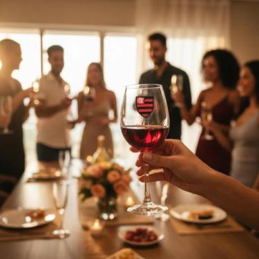 Imagem de Taça vinho - flamengo - BRASFOOT