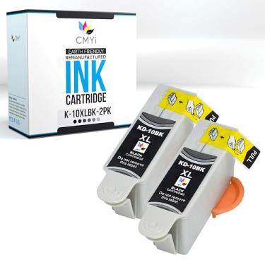 Imagem de CMYi Cartucho de tinta Kodak 10XL preto de substituição para Kodak EasyShare 5100, 5300, 5500, ESP 3, 3200, 3250, 5, 5210, 5250, 7, 7200, 7250, 9, 9200, Office 6150, Hero 6.1, 7.1, 9.1 Pr. inters (2