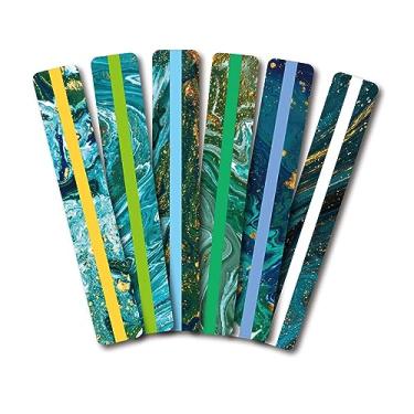 Imagem de 1 pacote com tiras fofas para crianças, ferramentas de dislexia, réguas de leitura, marcadores de livro para crianças, marcadores, rastreadores de leitura, tiras de destaque, sobreposição colorida