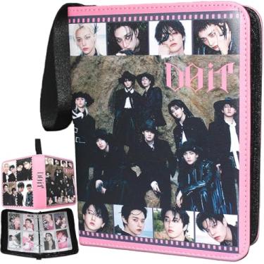 Imagem de Yuto Fichário de fotos Stray Kids com 400 bolsos, suporte para cartões de fotos, álbum faça it, suporte para cartões postais, produtos para meninos e meninas, presente para estadia